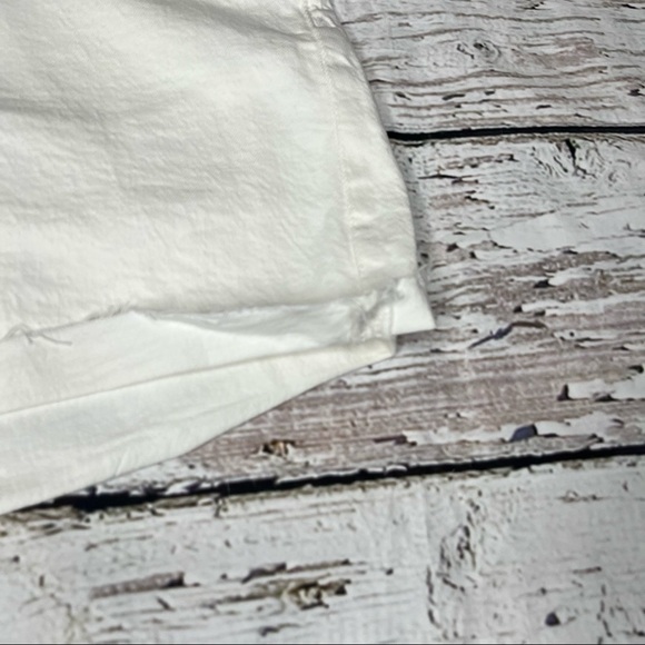 NWT Madewell White High=Rise Denim Shorts Size 32 - Picture 6 of 8